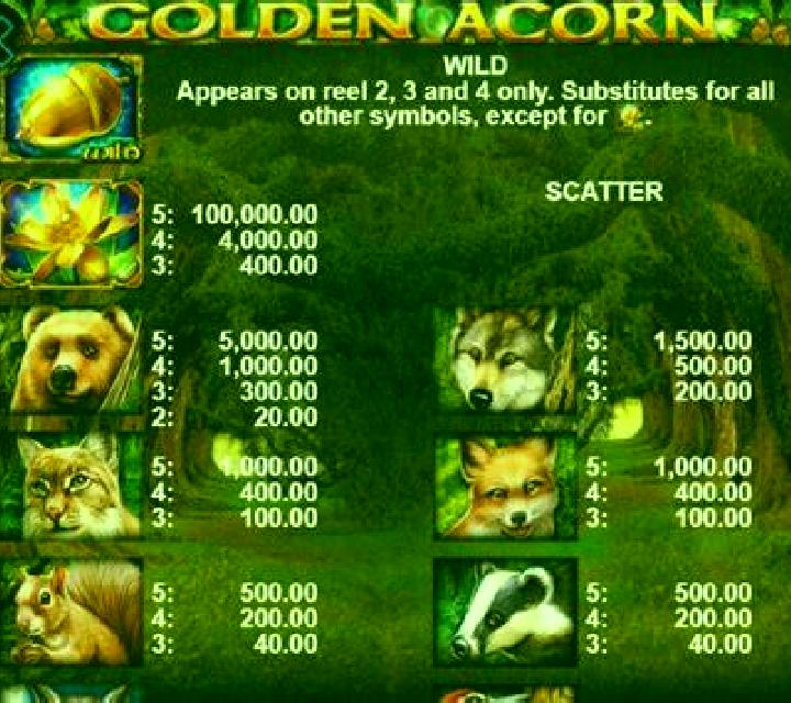 Golden Acorn slot