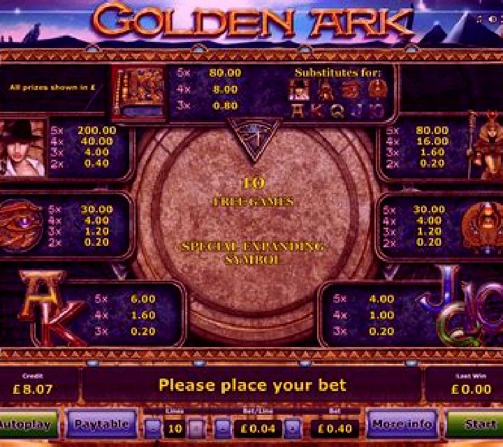 Golden Ark slot game