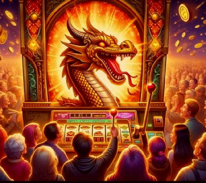 Golden Flaming Dragon slot machine