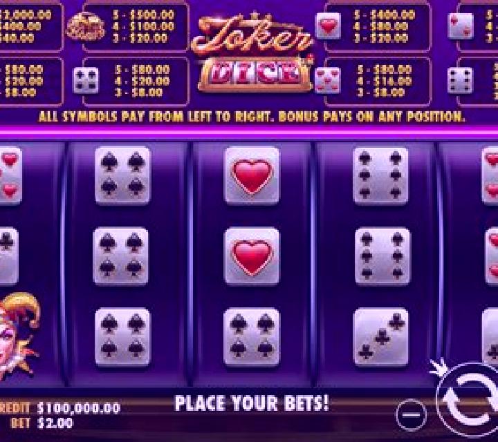 Golden Joker Dice slot machine
