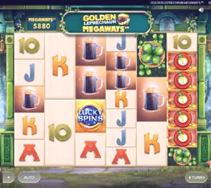 Golden Leprechaun Megaways slot game