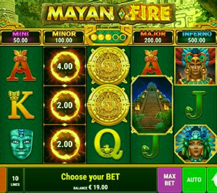 Golden Mayan slot machine