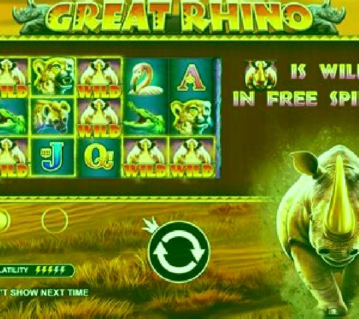 Golden Rhino slot game
