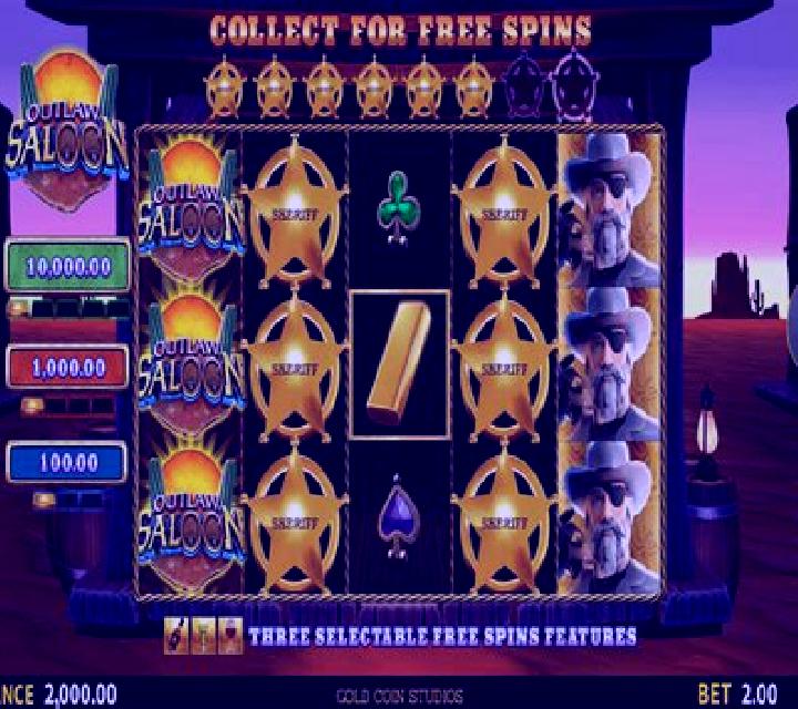 Golden Saloon slot game
