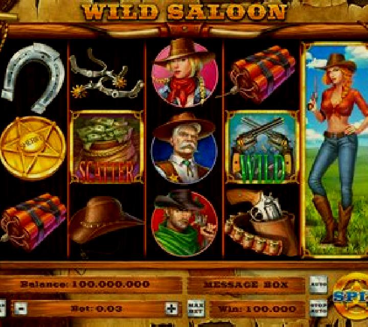 Golden Saloon slot machine