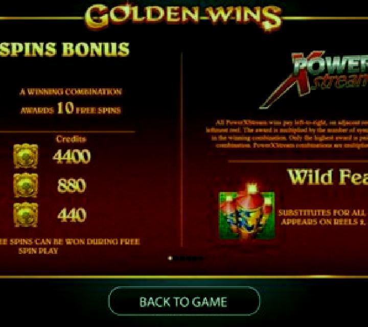 Golden Wins online slot