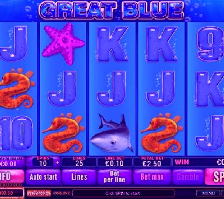 Great Blue (Playtech) slot game