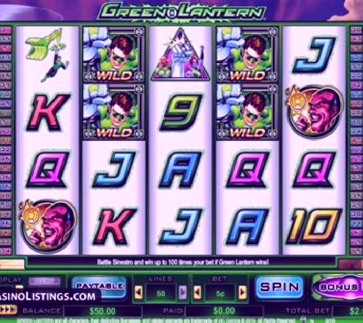 Green Lantern (NextGen) slot machine
