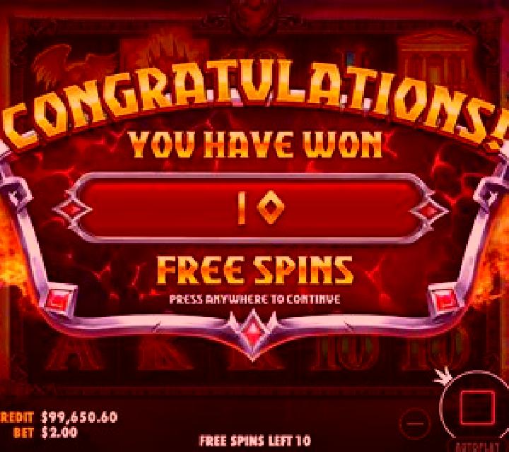 Hades Hellfire slot game