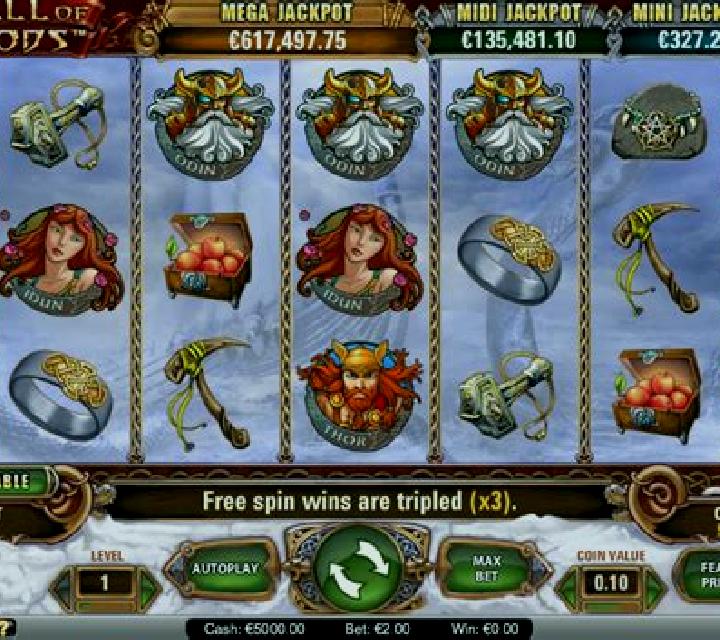 Hall of Gods slot machine