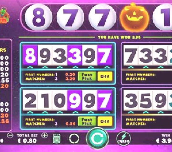Halloween Lotto slot game