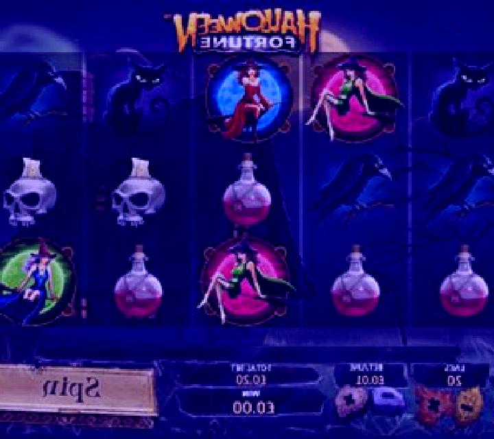 Halloween slot game