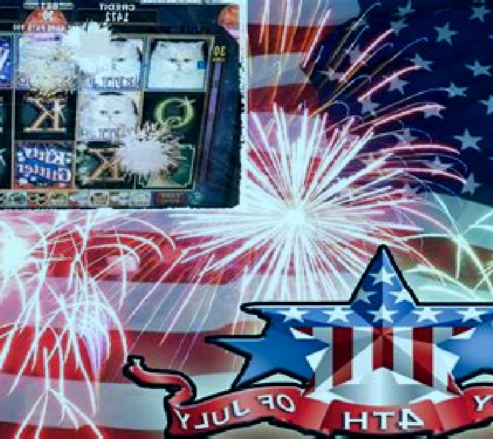 Happy 4th of July slot machine