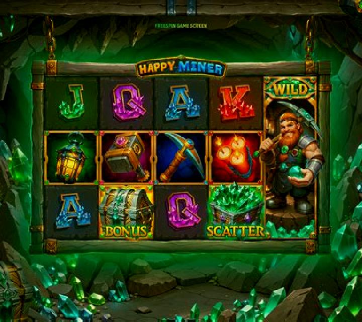 Happy Miner slot game