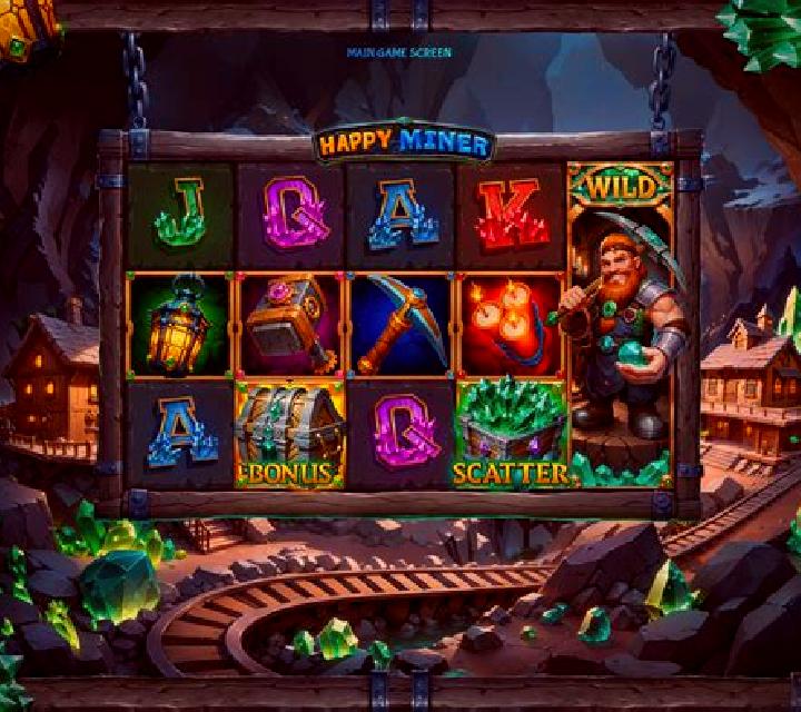 Happy Miner slot machine