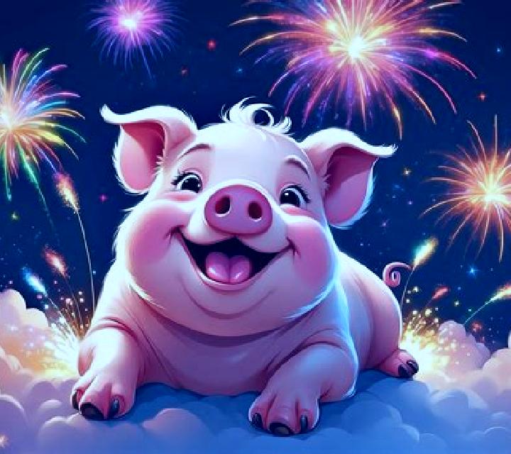 Happy Piggy New Year slot game
