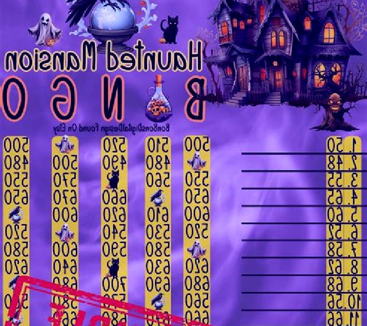 Haunted House Bingo slot game