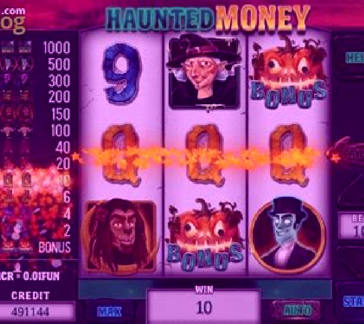 Haunted Money Pull Tabs slot