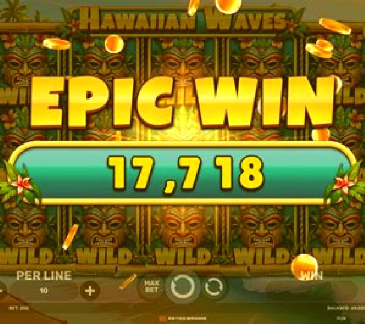 Hawaiian Waves slot game