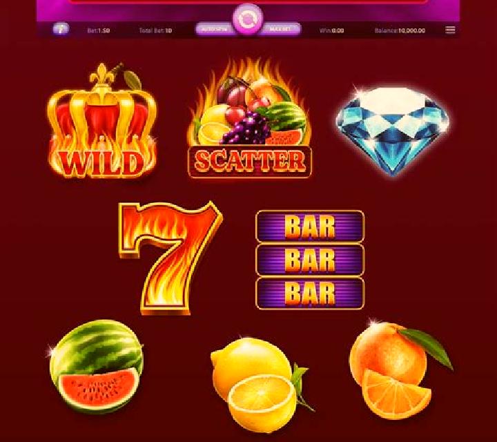Heating Fruits slot game
