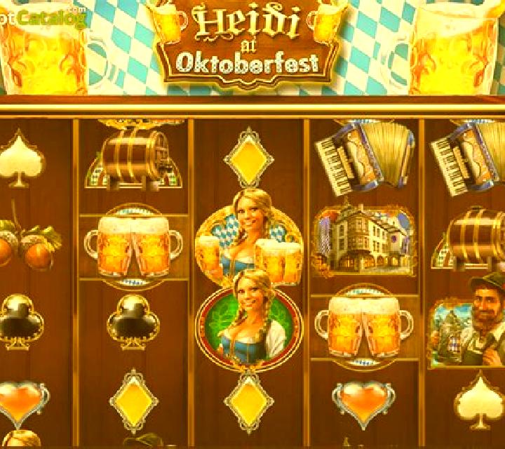 Heidi at the Oktoberfest slot