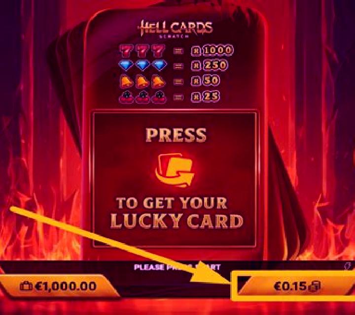 Hellcards Scratch slot