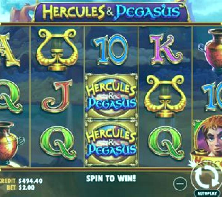 Hercules and Pegasus slot machine