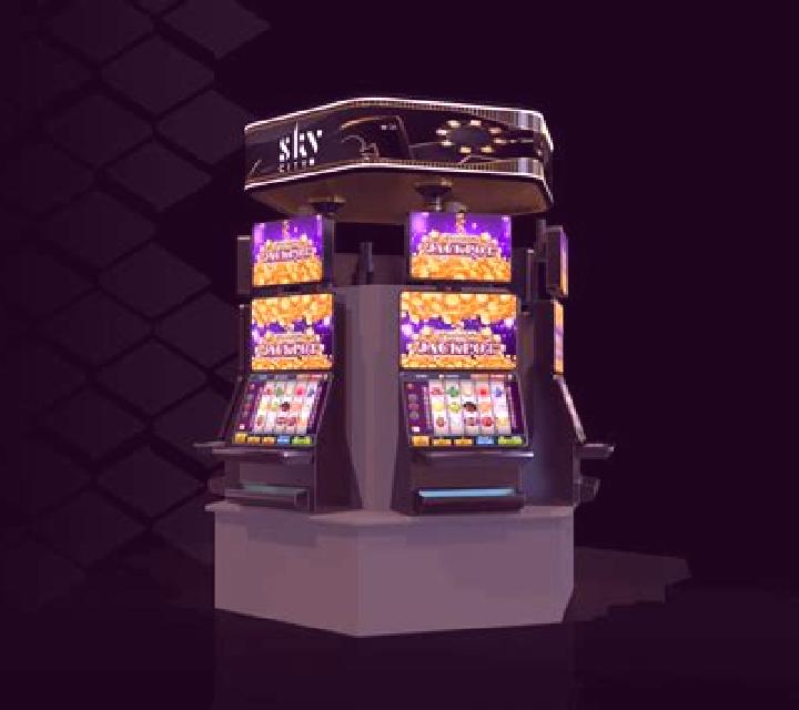 Hexagon slot machine