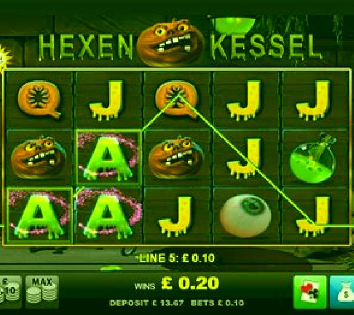 Hexen Kessel slot game