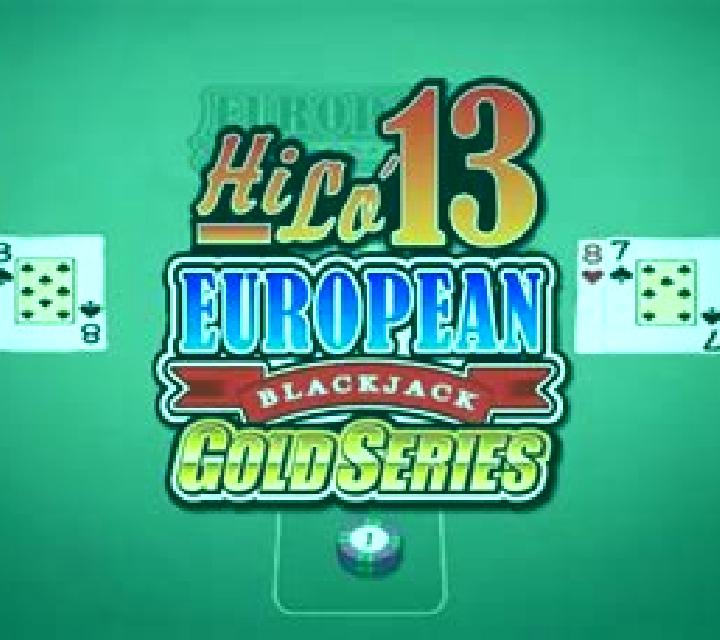 Hi Lo 13 European Blackjack Gold slot