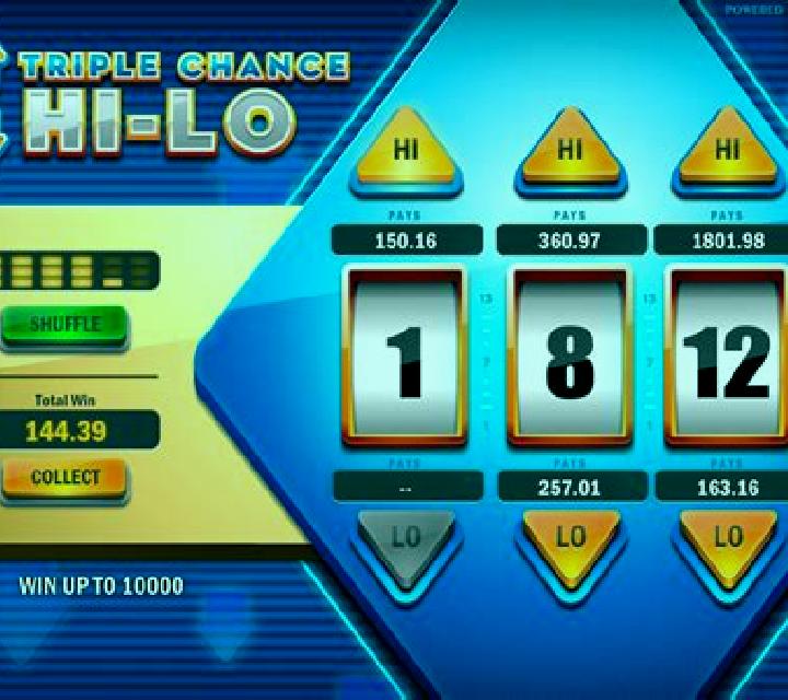 Hi-lo Triple Chance online slot