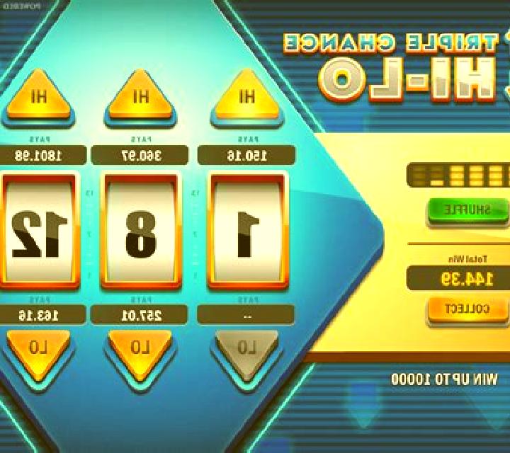 Hi-lo Triple Chance slot game