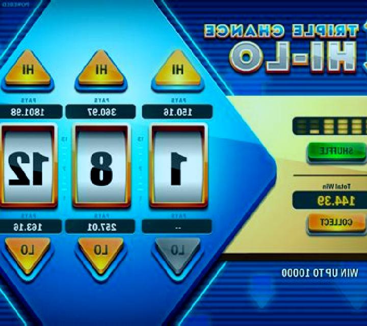 Hi-lo Triple Chance slot