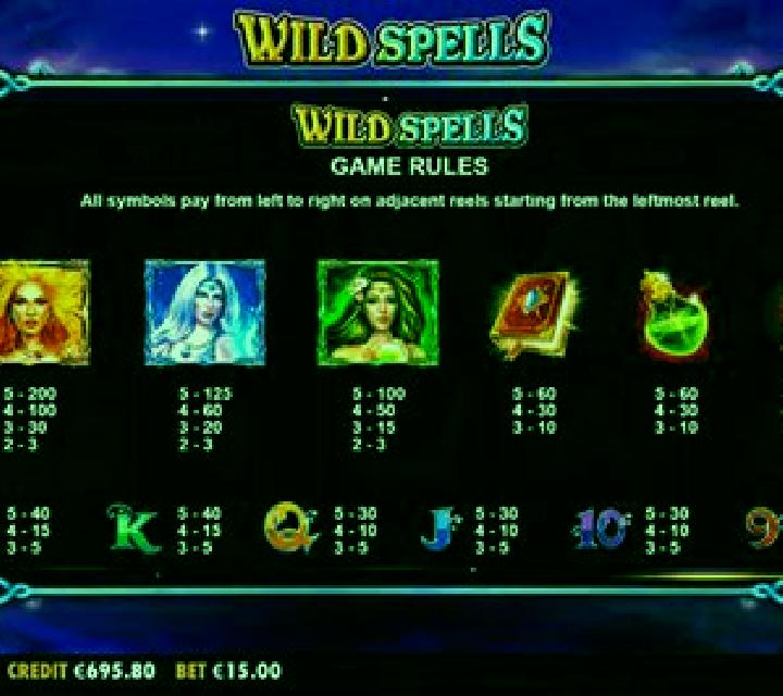 Hidden Spells slot game
