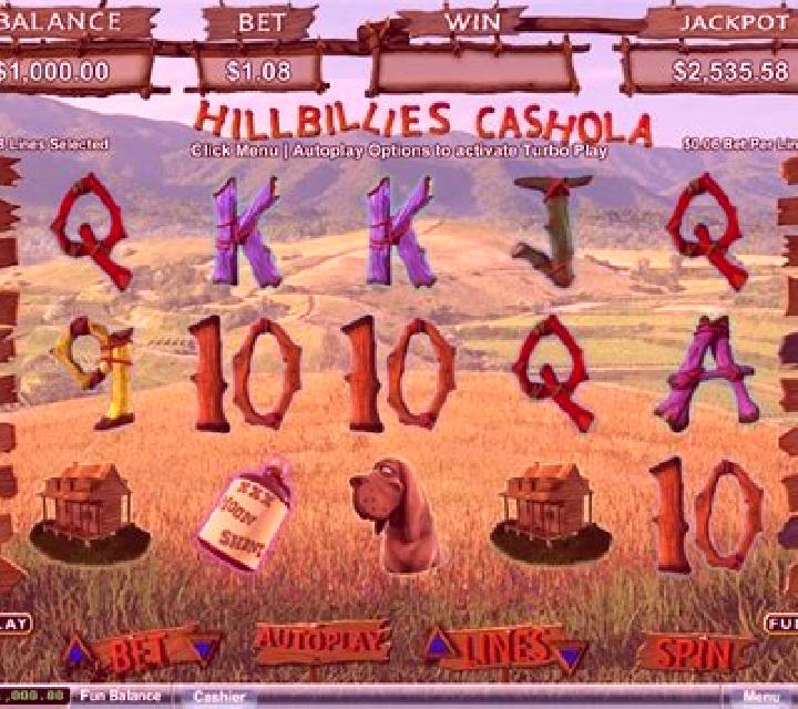 Hillbillies Cashola slot game