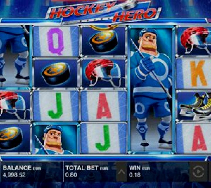 Hockey slot game
