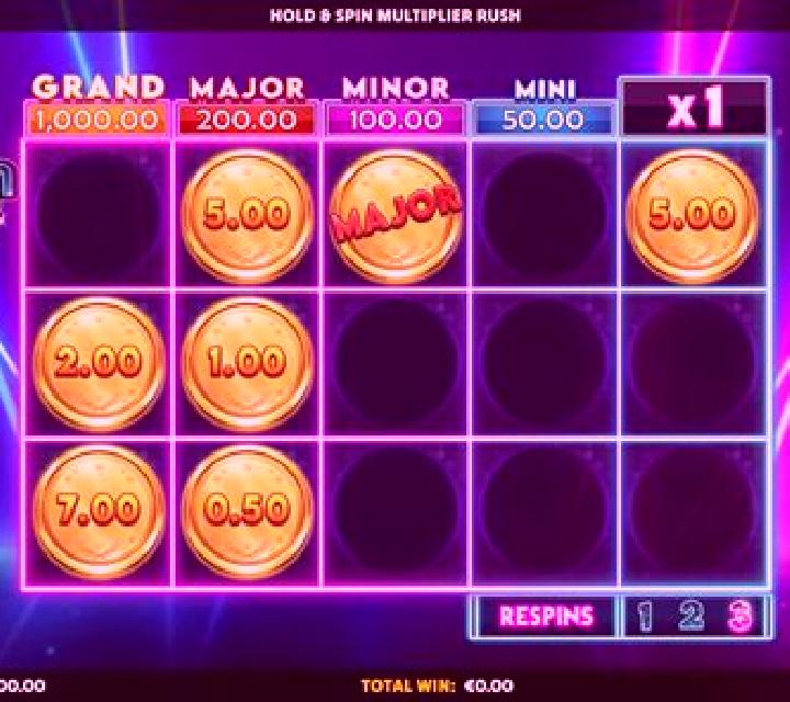 Hold & Spin Multiplier Rush slot machine