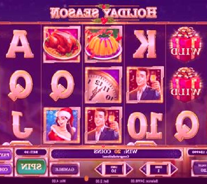 Holiday season slot game
