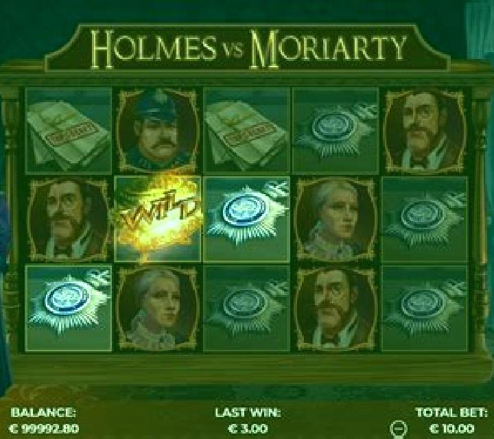 Holmes and Moriarty slot game
