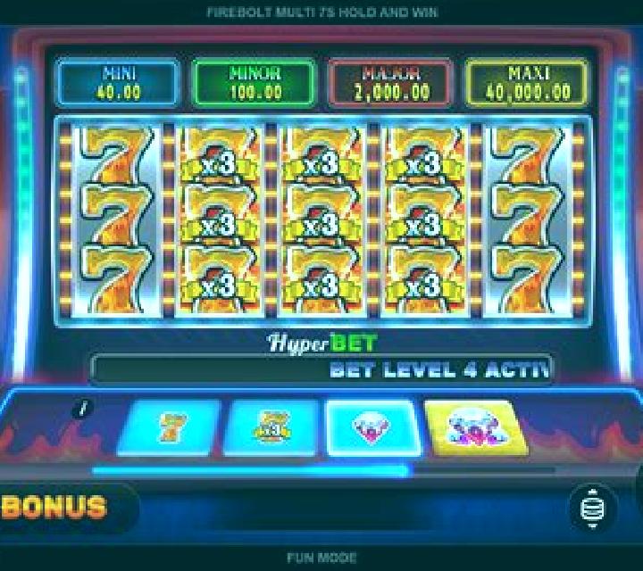 Homeland Fortune 7s Hold and Win slot
