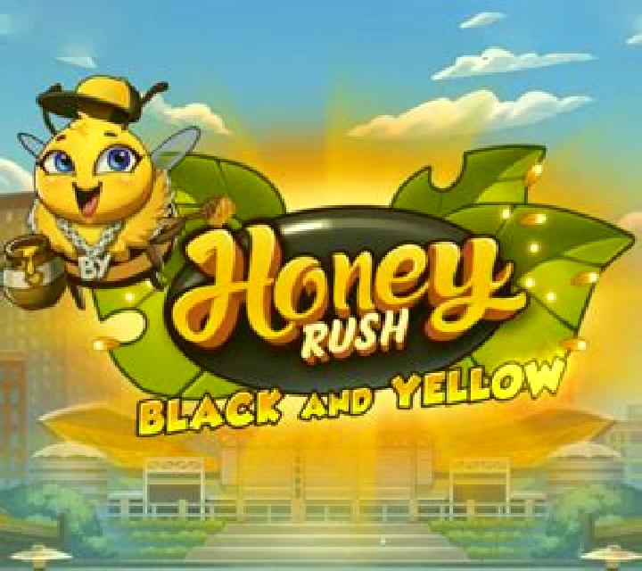 Honey Rush Black and Yellow slot machine