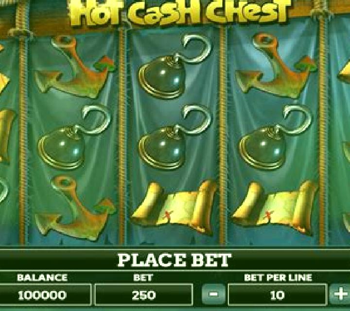 Hot Cash Chest slot machine