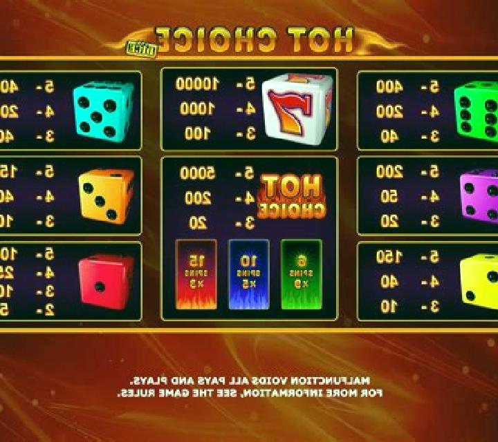 Hot Choice Dice online slot