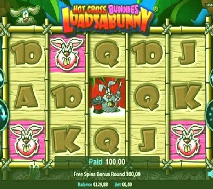 Hot Cross Bunnies Loadsabunny slot game