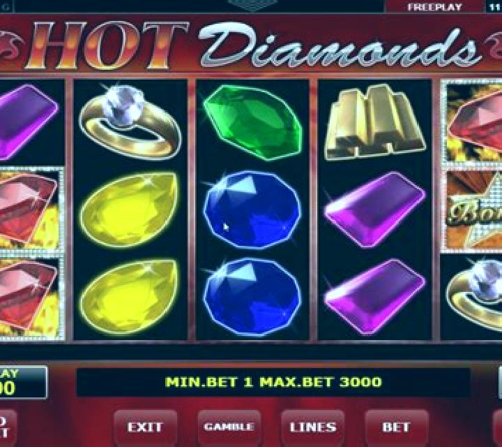 Hot Diamonds slot game