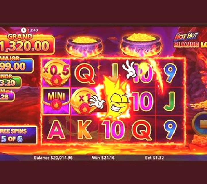 Hot Hot Blazing Lock slot game