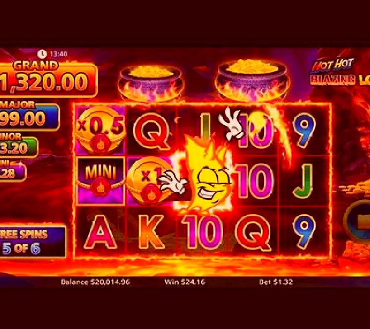 Hot Hot Blazing Lock slot