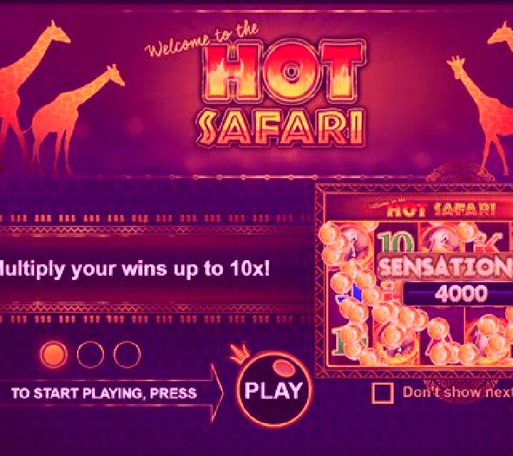 Hot Safari Run slot machine