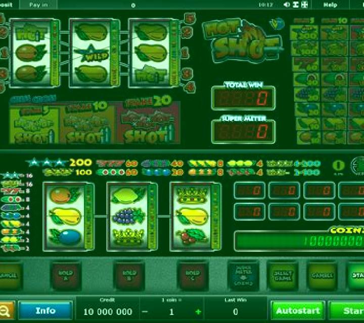 Hot Shot (Eurocoin Interactive) slot machine