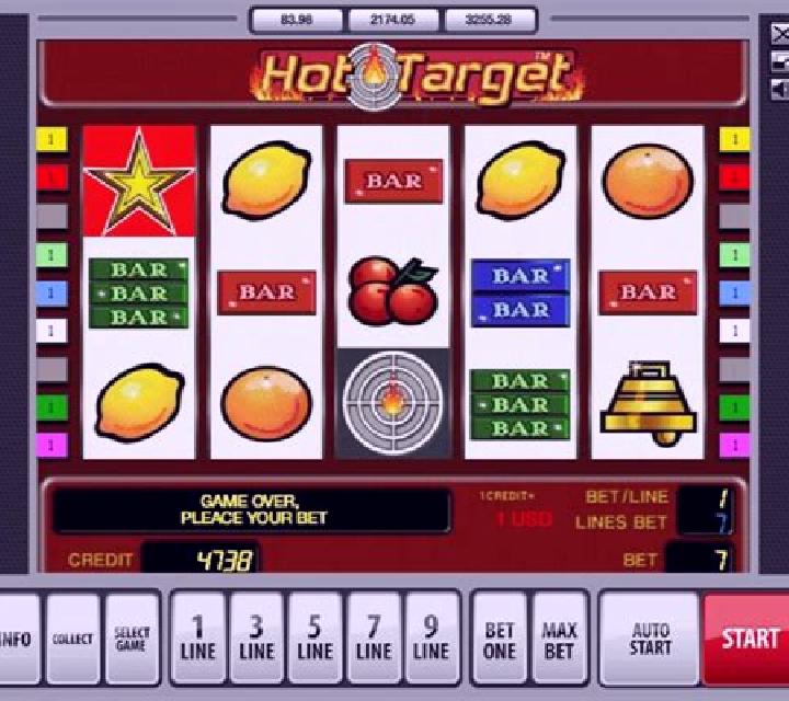 Hot Target Arcade slot game